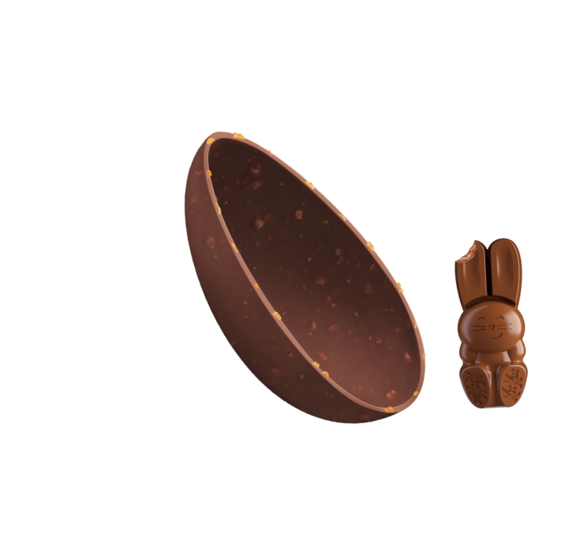 Chocolate shell & KitKat Bunny 11g