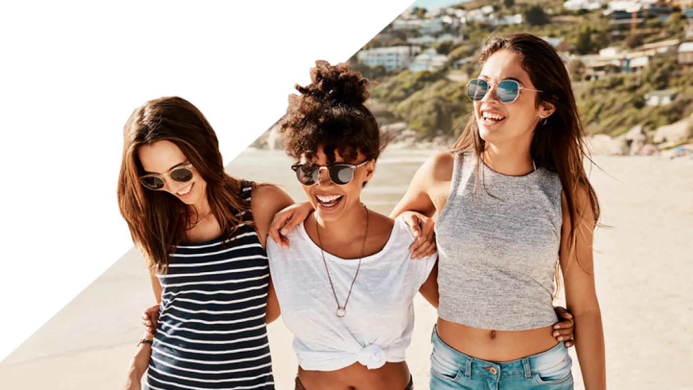 Girls on the beach